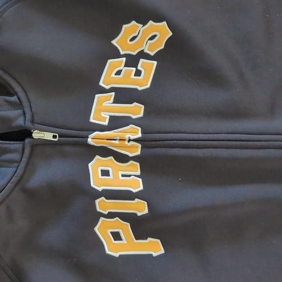 Majestic Pittsburgh Pirates Zip Up Hoodie - Picture 2 of 4